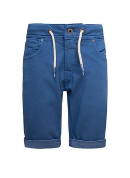Bermuda Pepe Jeans Joe Blau für Junge