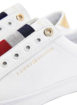 Sneaker Tommy Hilfiger Elastic Slip Weiss