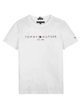 T-Shirt Tommy Hilfiger Ringer Weiss für Junge