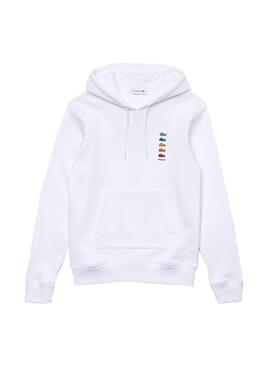 Sweatshirt Lacoste Polaroid Weiss für Herren