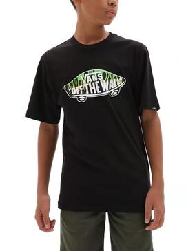T-Shirt Vans OTW Logo Füllen Sie Schwarz für Junge