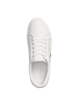 Sneaker Polo Ralph Lauren Janson Weiss Damen