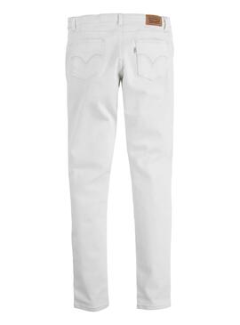 Jeans Levis 710 Skinny Weiss für Mädchen