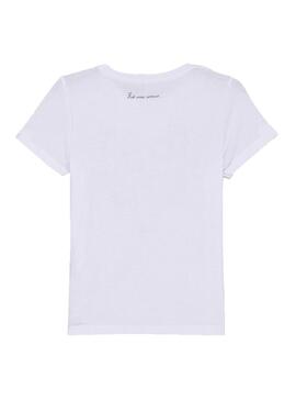 T-Shirt Name It Trollan Weiss für Mädchen