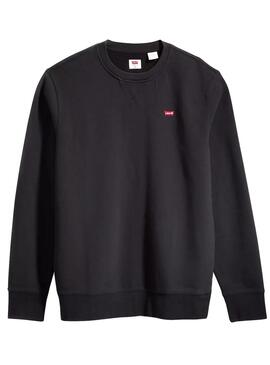 Sweatshirt Levis New Original Crew Schwarz für Herren