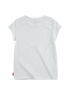 T-Shirt Levis Batwing Tee Weiss für Mädchen