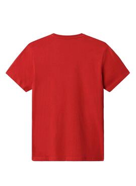 T-Shirt Napapijri Sallar SS Rot für Herren