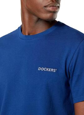 T-Shirt Docker Alpha Graphic Blau für Herren