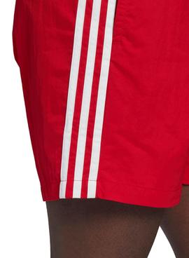 Badehose Adidas 3 Stripe Rot für Herren