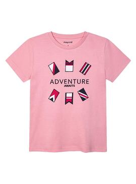 T-Shirt Mayoral Adventure Rosa für Junge