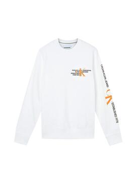 Sweatshirt Calvin Klein Urban Graphic Weiss Herren