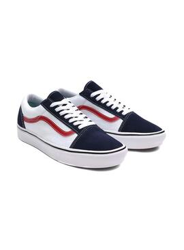 Sneaker Vans Comfycush Old Skool Weiss Herren