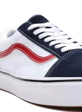 Sneaker Vans Comfycush Old Skool Weiss Herren