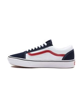 Sneaker Vans Comfycush Old Skool Weiss Herren