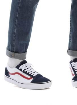 Sneaker Vans Comfycush Old Skool Weiss Herren