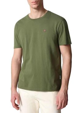 T-Shirt Napapijri Salis Grün für Herren