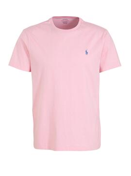 T-Shirt Polo Ralph Lauren Custom Fit Rosa Herren