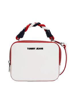 Handtasche Tommy Jeans Femme Crossover Weiss Damen