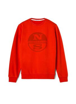 Sweatshirt North Sails Round Neck Rot für Herren