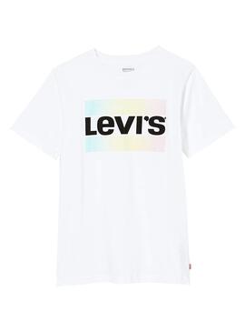 T-Shirt Levis California Logo Weiss für Junge