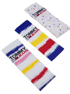 Socken Tommy Jeans TH Uni Paint Weiss