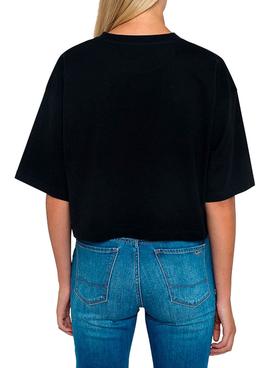 T-Shirt Pepe Jeans Miriam Schwarz für Damen