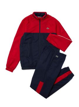 Trainingsanzug Lacoste Sport Tennis Rot für Herren