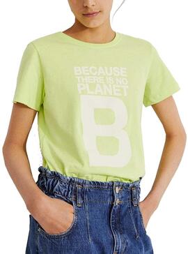 T-Shirt Ecoalf Great B Grün für Mädchen