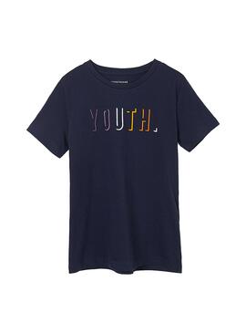 T-Shirt Mayoral Basic Marineblau für Junge