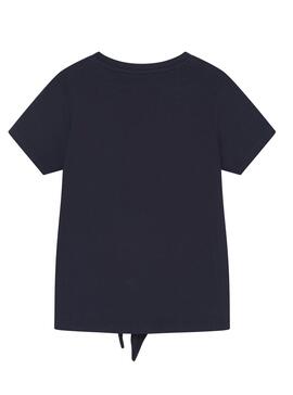 T-Shirt Name It Daisi Marineblau für Mädchen