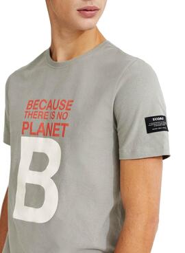 T-Shirt Ecoalf Natal Great B Grau für Herren