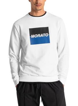 Sweatshirt Antony Morato  Logo Print Weiss Herren