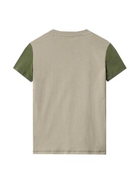 T-Shirt Napapijri Sauck Grün für Junge