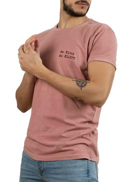 T-Shirt Klout Dyed Rosa für Herren