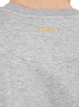 Sweatshirt Klout Basic Grau für Herren