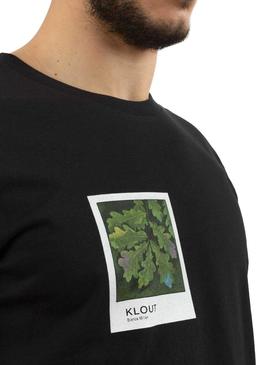 T-Shirt Klout Weiss Millan Pantone Schwarz Herren
