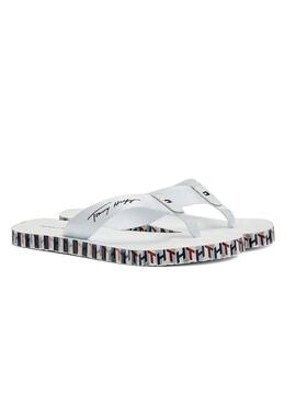 Flip flops Tommy Hilfiger Monogram Weiss Damen