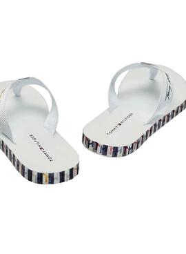 Flip flops Tommy Hilfiger Monogram Weiss Damen