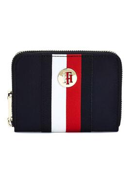 Geldbörse Tommy Hilfiger Mohn Med Blau Marineblau Damen