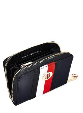 Geldbörse Tommy Hilfiger Mohn Med Blau Marineblau Damen