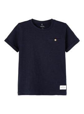 T-Shirt Name It Vincent Marineblau für Junge