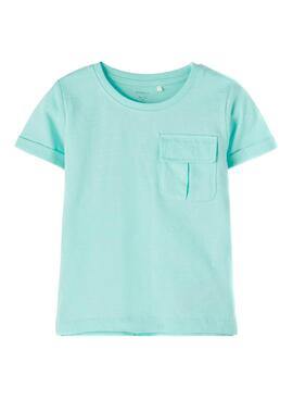 T-Shirt Name It Fictor Blau Claro für Junge