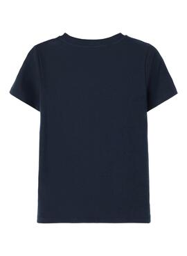 T-Shirt Name It Faust Marineblau für Junge
