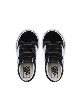 Sneaker Vans Old Skool Klettverschluss Schwarz