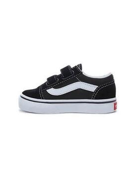 Sneaker Vans Old Skool Klettverschluss Schwarz