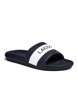 Flip flops Lacoste Croco Slide Marineblau Herren