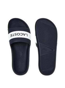 Flip flops Lacoste Croco Slide Marineblau Herren