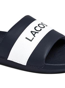 Flip flops Lacoste Croco Slide Marineblau Herren