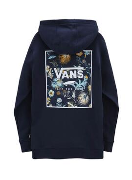 Sweatshirt Vans Print Box Marineblau für Junge