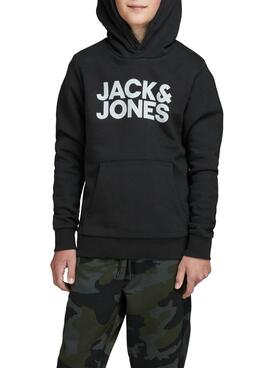 Sweatshirt Jack And Jones Corp Logo Schwarz für Junge